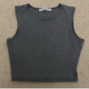 Organic Cotton Crop Tank top, vegan, non-toxic natural dyes, eucalyptus tencel